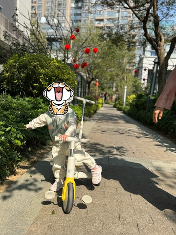 这款儿童三轮车简直绝绝子👏