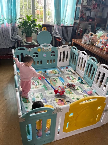 有娃家庭必入！幼贝臣游戏围栏太绝了👍