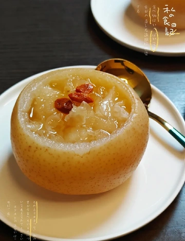 秋日润燥神器🌟冰糖雪梨，清甜润肺