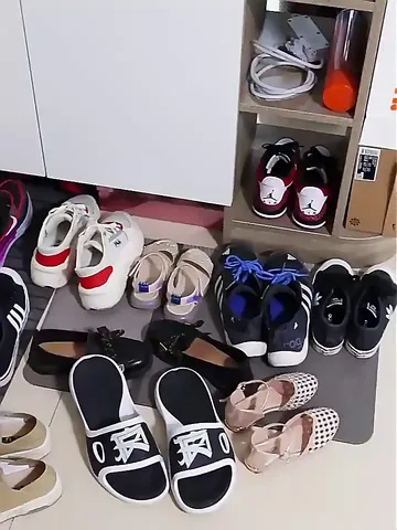 这一套组合拳下去，啥杂乱鞋堆都给规整回来！