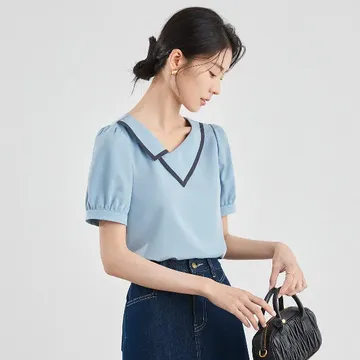 夏日通勤绝美雪纺衫！大码女孩的宝藏单品！！