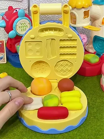 宝贝玩腻常规玩具？彩泥蛋糕机来拯救！