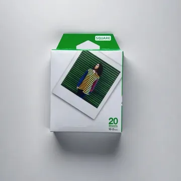 拍立得现货拍立得方形4寸相纸胶片适用富士instaxSQ1 SQ6 SQ10 SQ20SP3 方形白边相纸（20张）